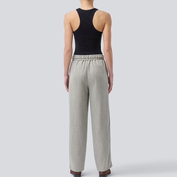 Popemd pants, herringbone speckle, Modstr&ouml;m