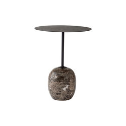 Lato Table LN8 Lounge Table, Emparador marble/warm black Lato Table LN8 Lounge Table, Emparador marble/warm black, &Tradition