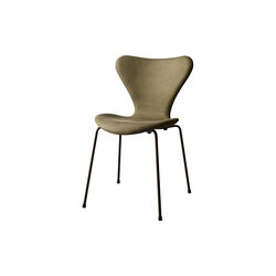 Series 7&trade; 3107 Fully Upholstered Chair, jade/brown bronze, Fritz Hansen