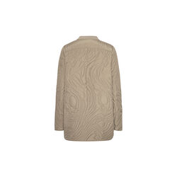 Short Quilt Jacket with Rib, coriander, Ilse Jacobsen Hornb&aelig;k