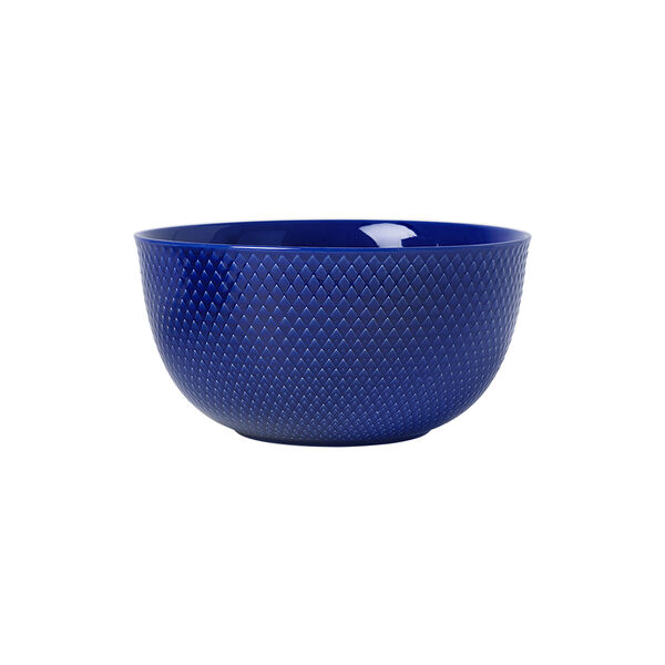 Rhombe Servierschale, dunkel blau Rhombe Servierschale, dunkel blau, Lyngby Porcelæn