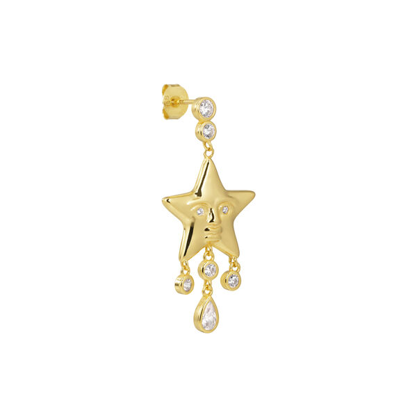 Starry-eyed Stud, gold plated, The Earring Shop