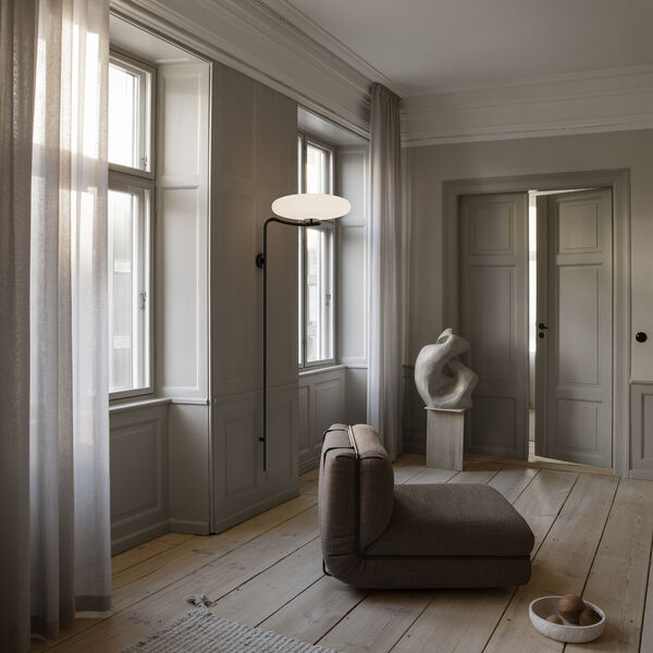 Model 2065 Wall Lamp, opaline Model 2065 Wall Lamp, opaline, Astep
