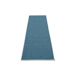 Mono Plastic Rug, ocean blue/dove blue, Pappelina