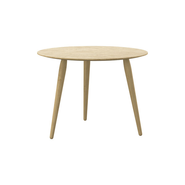 PLAYround &Oslash;60 Coffee Table, white oiled oak, Bruunmunch Furniture