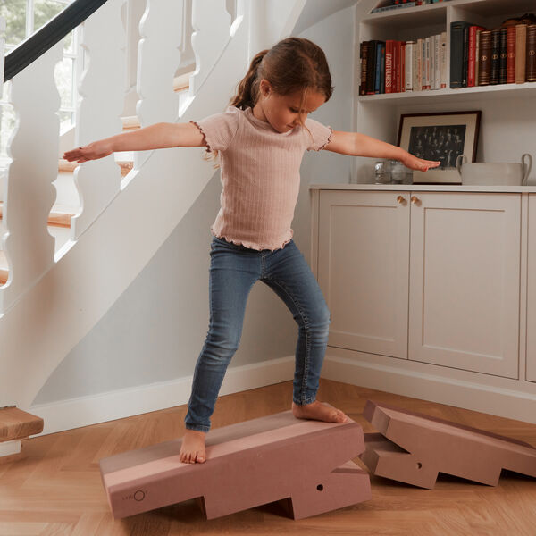 Krokodil L, vintage-rose, bObles