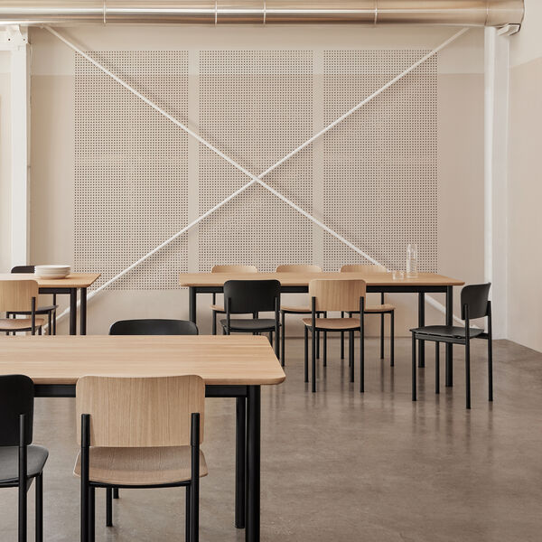 Plan Stuhl, black lacquered ash/black, Fredericia Furniture