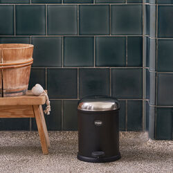 VIPP12 Pedal Bin, black, Vipp