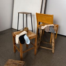 CC Heart COZY wool socks, hazel melange/grey melange/off white melange, Coster Copenhagen