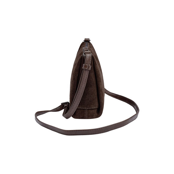 MarciMBG Umh&auml;ngetasche aus Wildleder, dark brown, Markberg