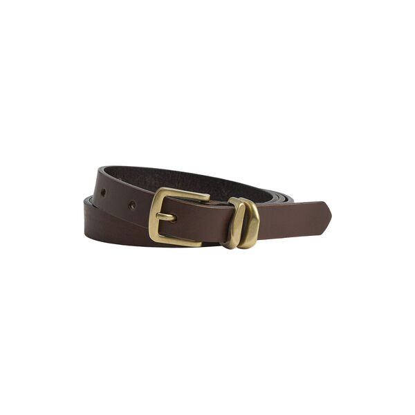 KinsleyMBG Belt, dark brown w/br. gold, Markberg