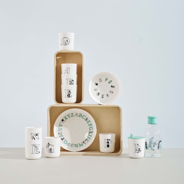 Moomin ABC Tasse N, moomin white, RIG-TIG