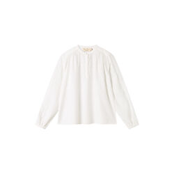 Tiria W Shirt Blouse, white, MarMar Copenhagen