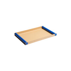 Ray Tray large, beige/cobalt blue, Design Letters