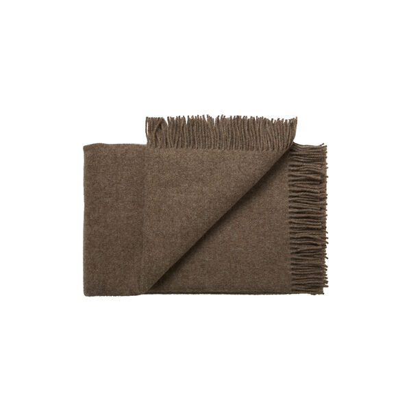 Samsø Throw, 00120 gotland brown, Silkeborg Uldspinderi