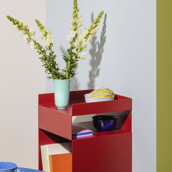 Rhombe Color Vase, aqua, Lyngby Porcel&aelig;n