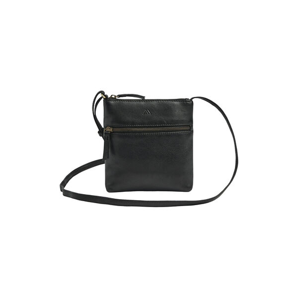 ArloMBG Crossbody Bag Soft Vintage, black w/br. gold, Markberg