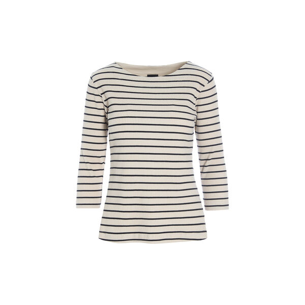 Globe Stripe Bluse, schwarz/elfenbein gestreift, BITTE KAI RAND