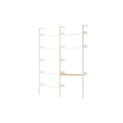 Rombe IF1 & IF5 Shelving System Configuration B, alabaster, &Tradition