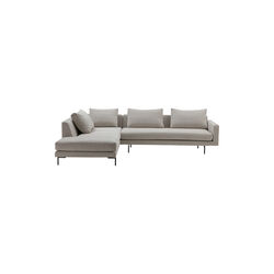 Edge V2 sofa med venstrevendt chaiselong, soft 02, Wendelbo