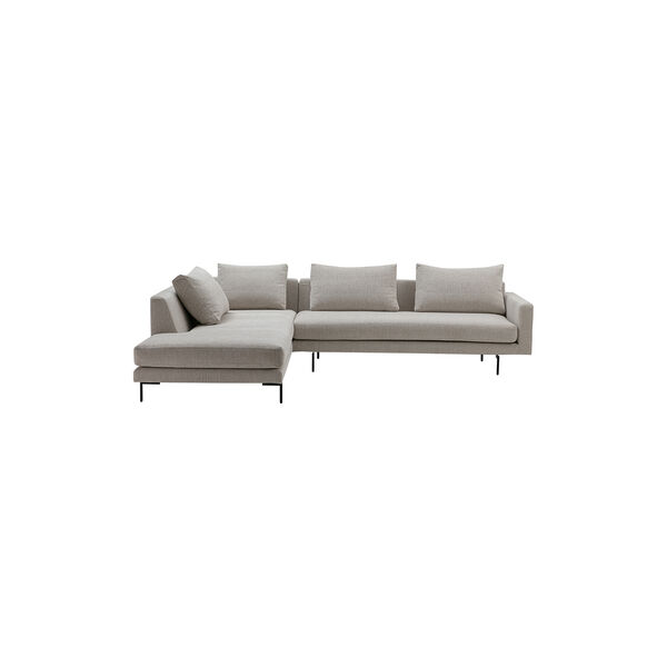 Edge V2 sofa med venstrevendt chaiselong, soft 02, Wendelbo