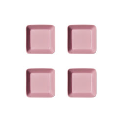 Teema quadratische Servierplatten, 4 St&uuml;ck, rosa, Iittala