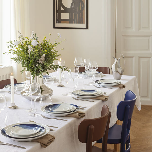 KOPPEL Essteller 27 cm, blaue Nuancen, Georg Jensen