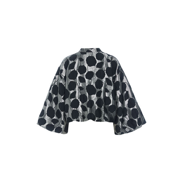 Flowerbomb short jacket, stone/black flowerbomb, BITTE KAI RAND
