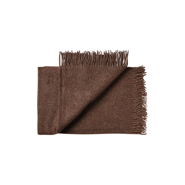 Oxford Throw, 00410 dark brown, Silkeborg Uldspinderi