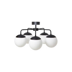 Lord 5 Chandelier, black/opal, Rubn