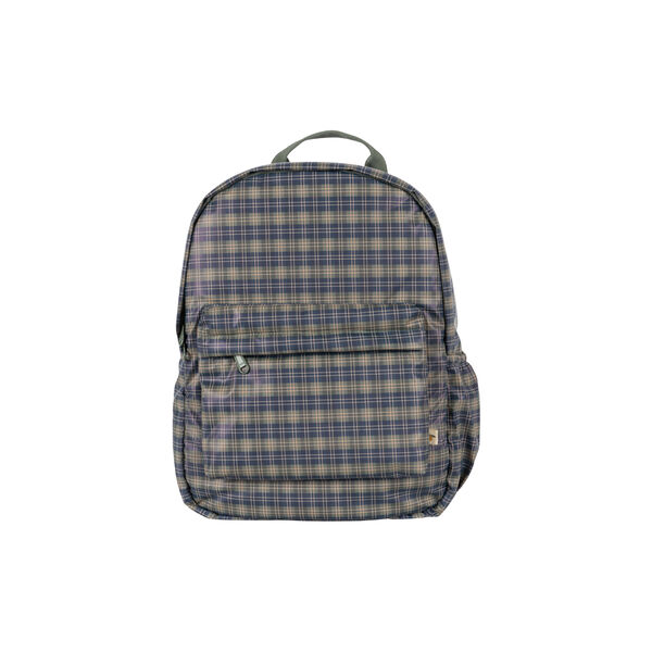 Rainy Kids Backpack Midi, laurel blue check, Konges Sl&oslash;jd