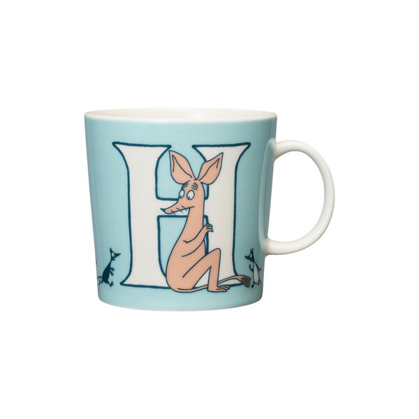 Moomin Mug 40 cl Alphabet H, Moomin Arabia