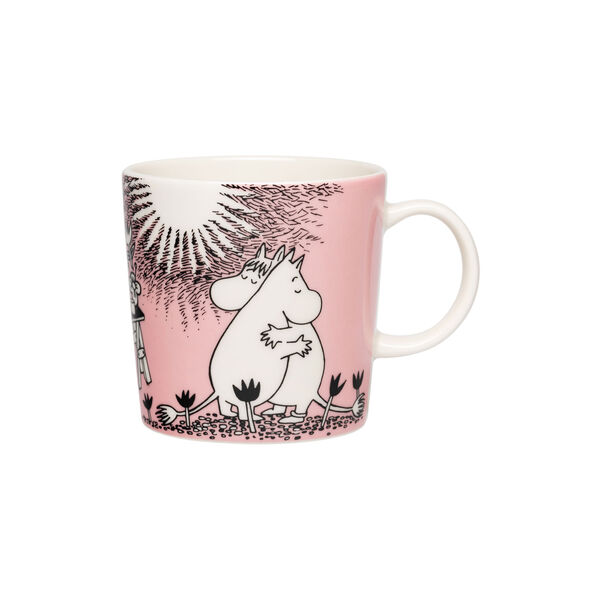 Mumin Teller- und Becher-Set Liebe, Moomin Arabia