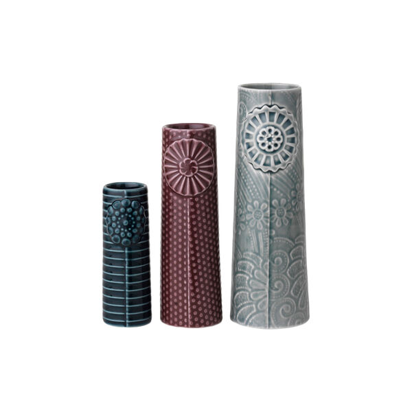 Pipanella Flock Vasen-Set, blaubeerkuchen, Dottir Nordic Design