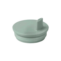 Trinkdeckel f Melamin Tasse, grün, Design Letters