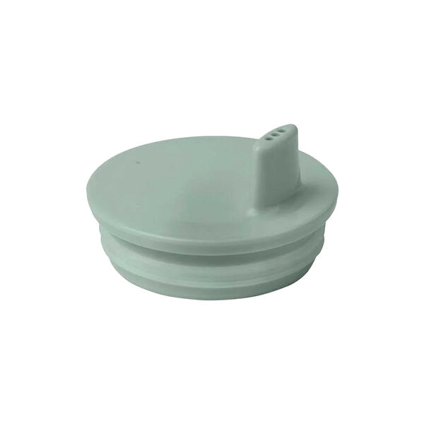 Trinkdeckel f Melamin Tasse, grün, Design Letters