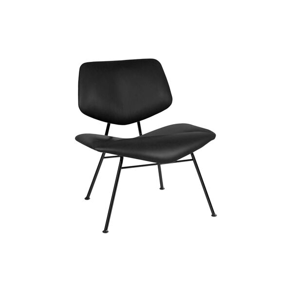 VL135 Cosy vollgepolsterter Loungesessel, Ultra 41599/schwarz, VERMUND