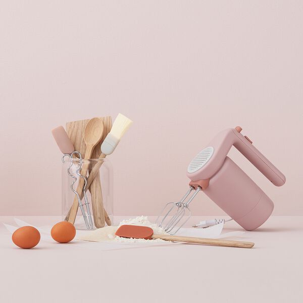 FOODIE Handmixer, light rose, RIG-TIG