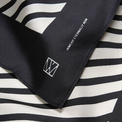 RafiqIW Scarf, black/whisper white, InWear