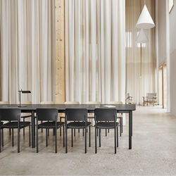 Plan Stuhl vollgepolstert, black/Omni 301, Fredericia Furniture