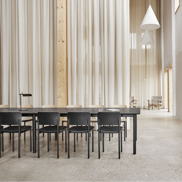 Plan Stuhl vollgepolstert, black/Omni 301, Fredericia Furniture