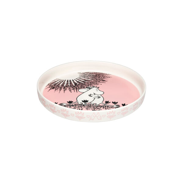 Mumin Servierplatte &Oslash; 28, K&aelig;rlighed, Moomin Arabia