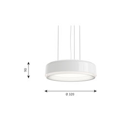 LP Grand Suspended, white, Louis Poulsen