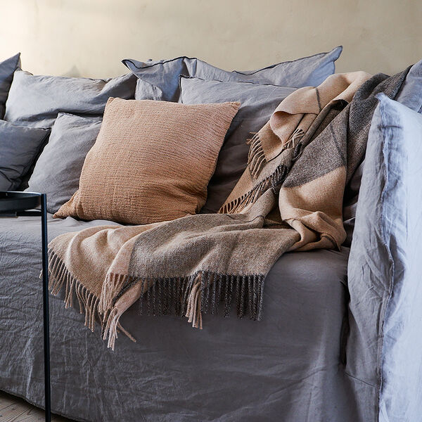 Blocks Throw, beige, ELVANG