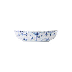 Blue Fluted Half Lace sch&uuml;ssel 75 cl, Royal Copenhagen