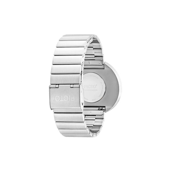 Picto Wrist Watch, midnight blue/matt steel, PICTO