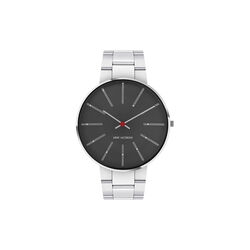 Bankers Armbanduhr, grey/silver, Arne Jacobsen Watches