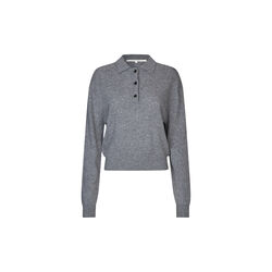 Vilena Knit LS, grey melange, Second Female