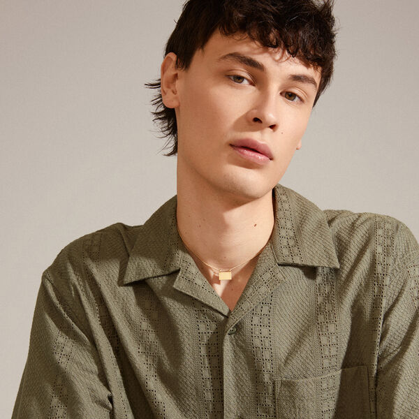 PULSE Recycled Pendant Necklace, gold, Pilgrim