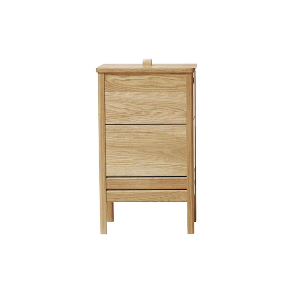 A Line Laundry Box, oiled oak, Form & Refine